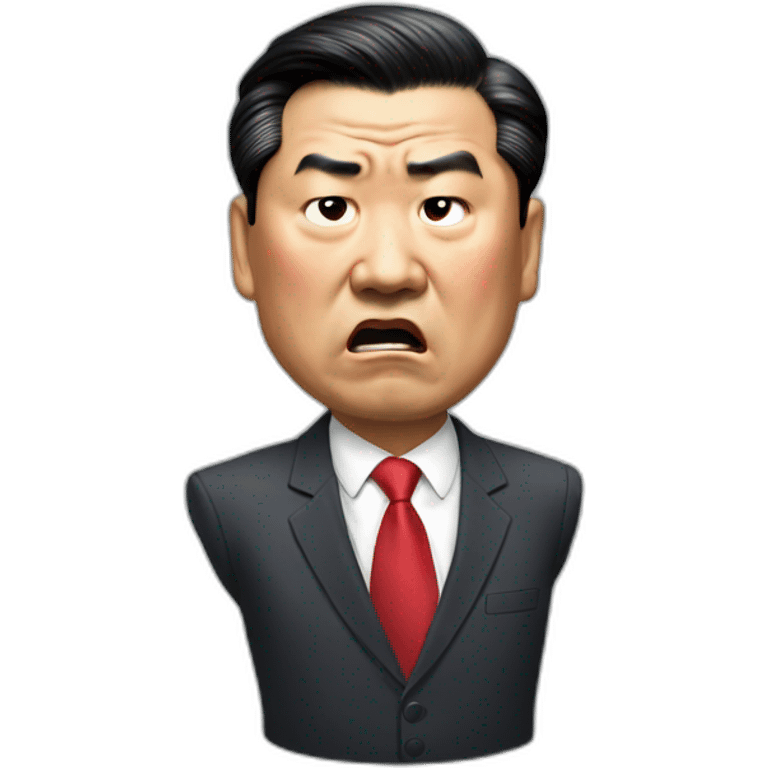 angry president Xi emoji