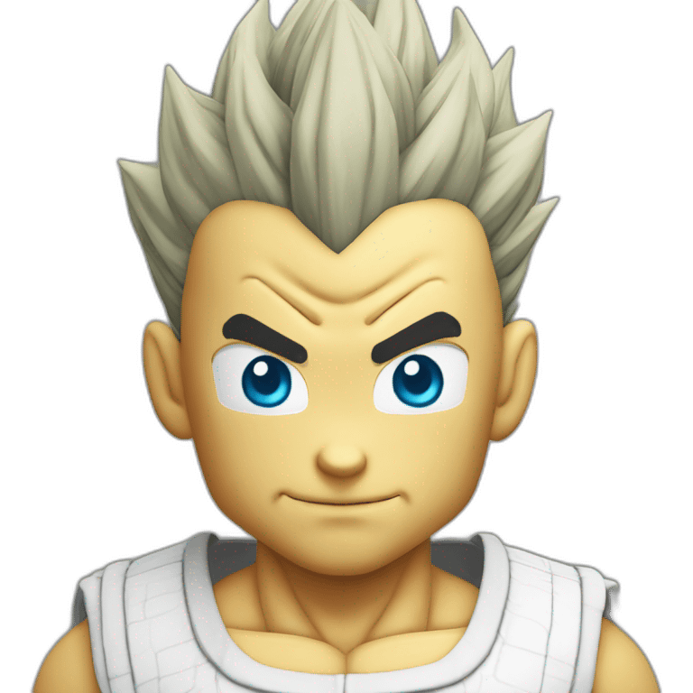 Dragon ball z en super forme blanc emoji