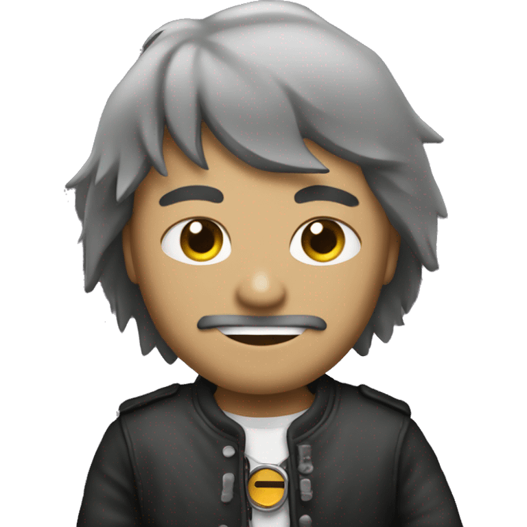 rock star with geomungo emoji