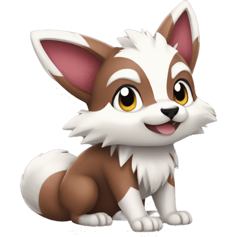 Lycanroc Furret Zigzagoon emoji