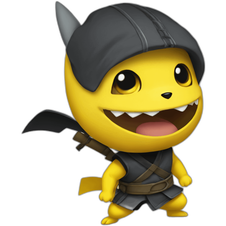 pikachu ninja emoji