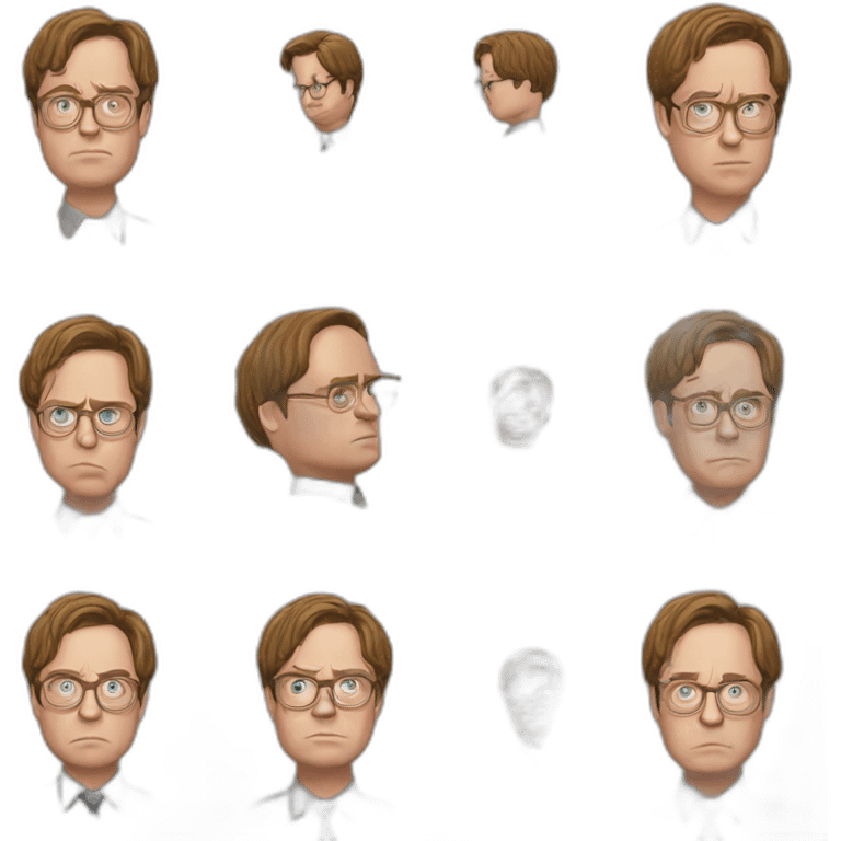 Dwight schrute the office emoji