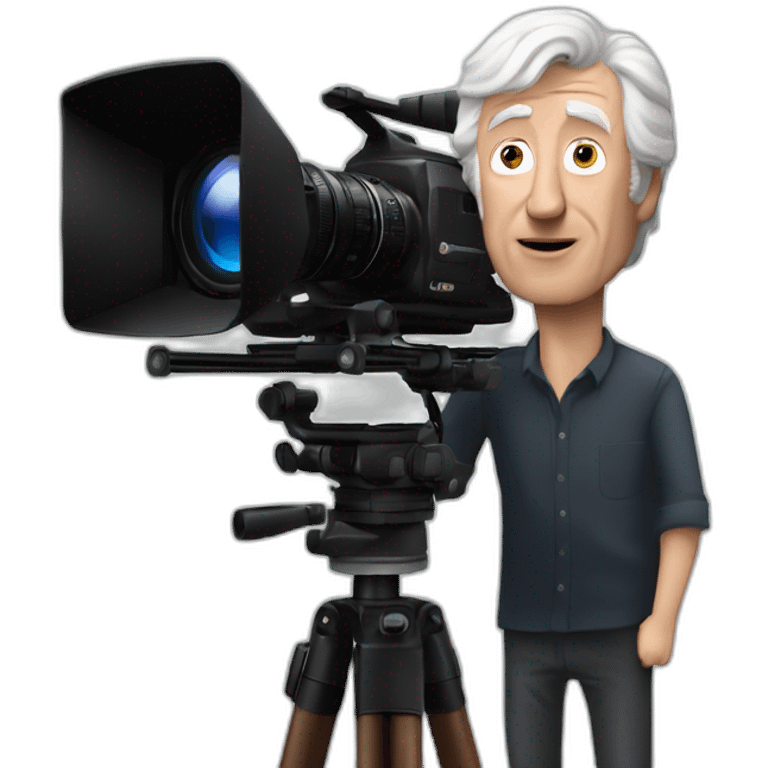 Roger deakins with an arri alexa camera emoji