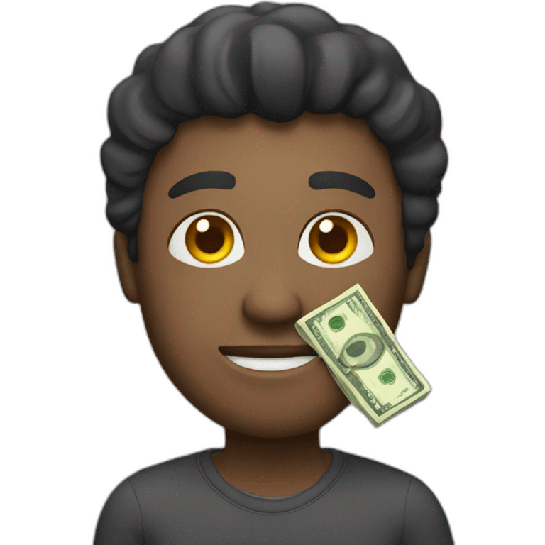 human with money emoji