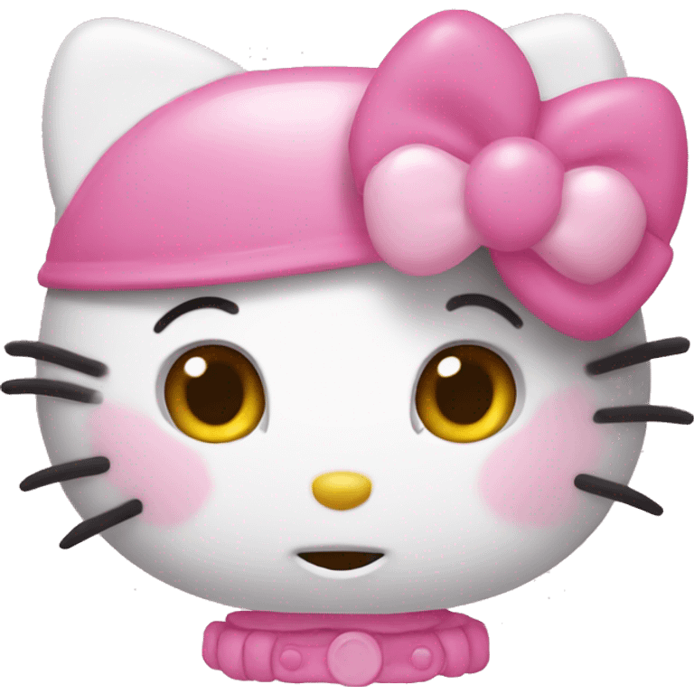 Hello kitty pink emoji