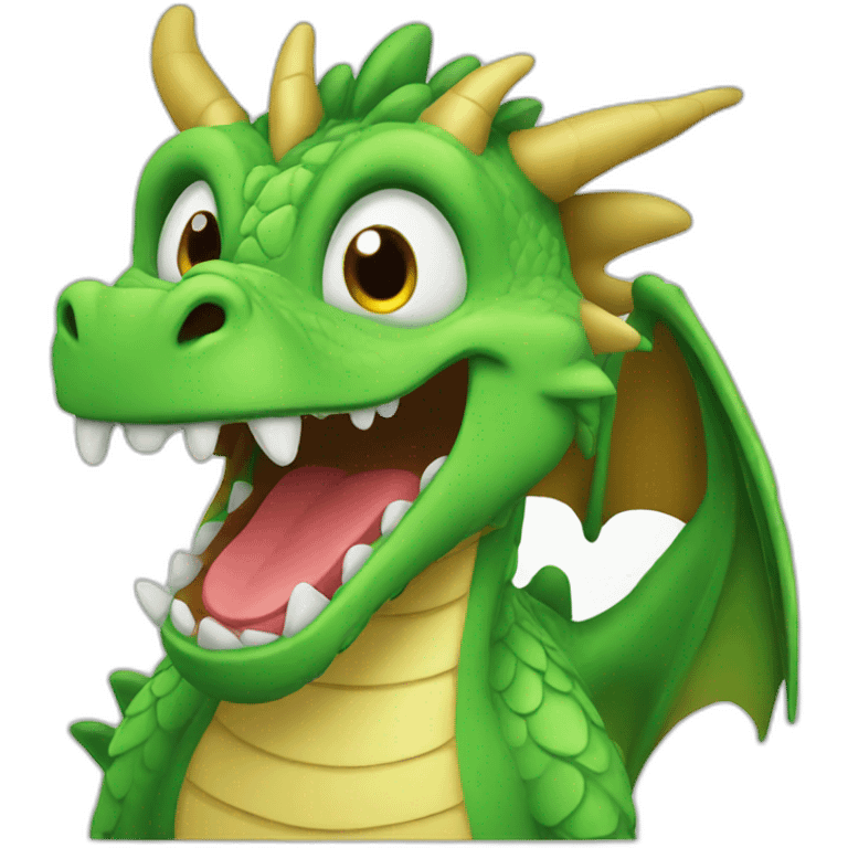 Dragon happy emoji