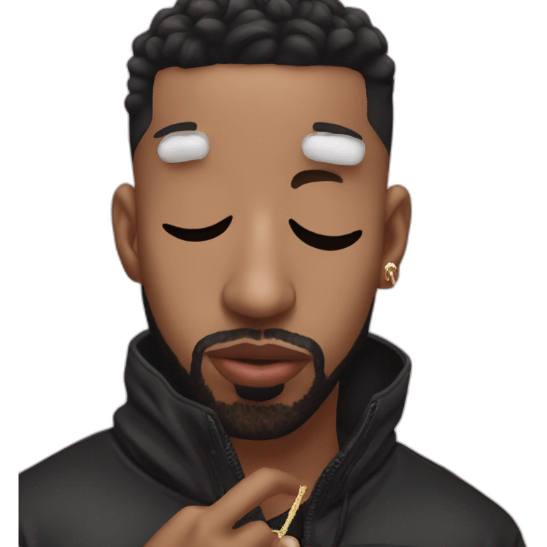 drake kissing 21 savage emoji