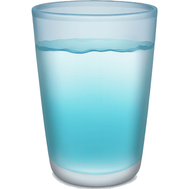 Vaso de agua emoji