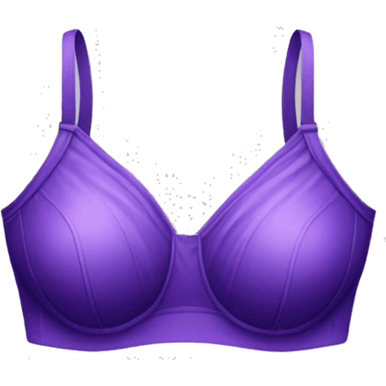 purple brassiere emoji