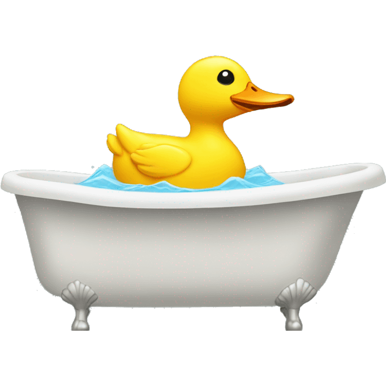 classic yellow bathduck emoji