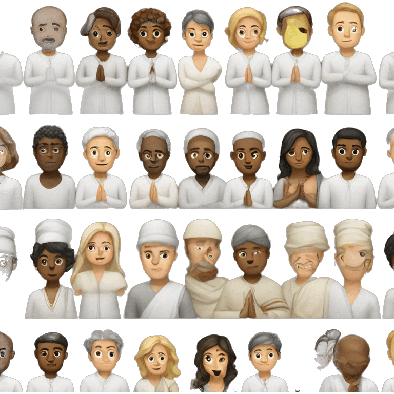 People for whom their religion or spiritual beliefs are important emoji