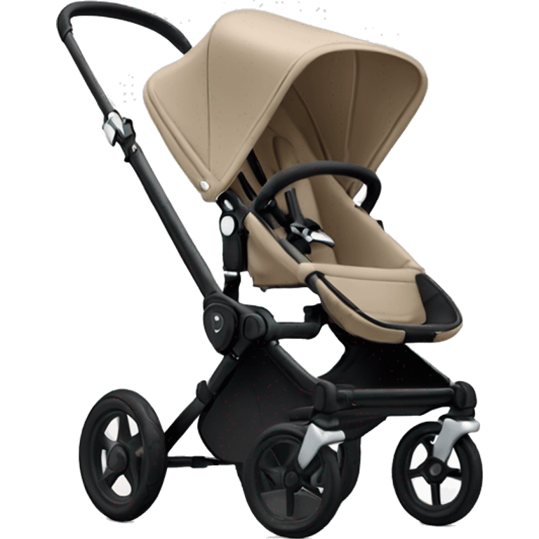 Bugaboo beige stroller emoji