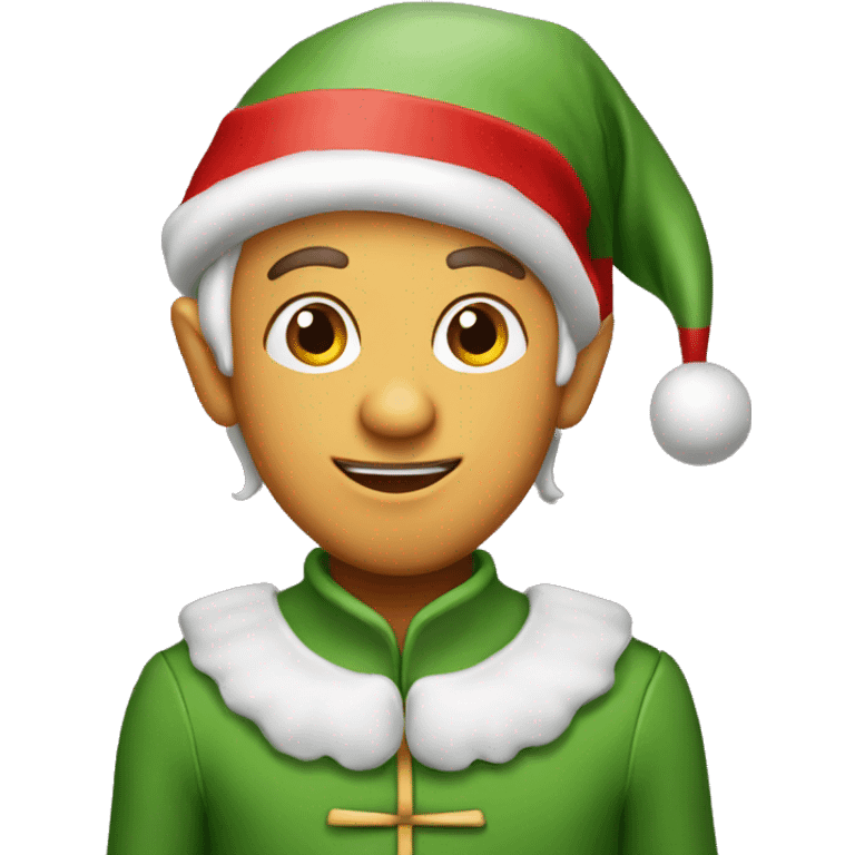 Christmas elf emoji