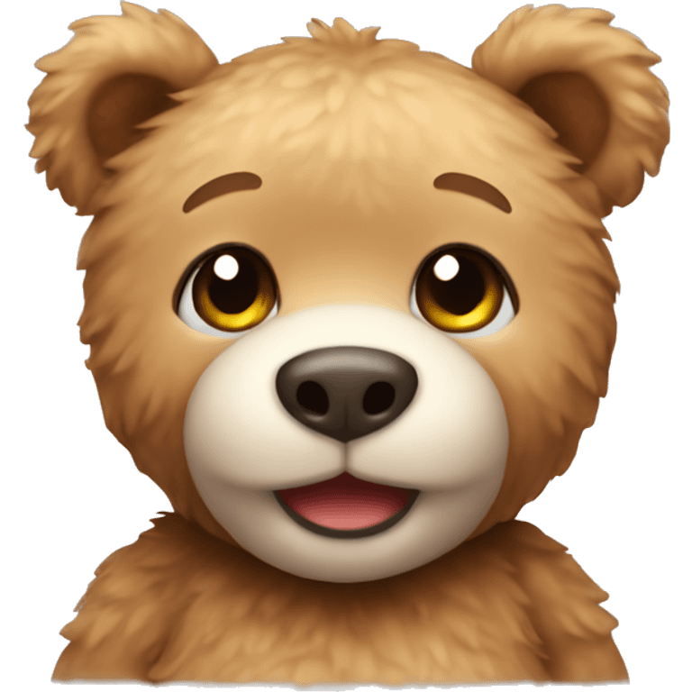 cute teddy bear emoji