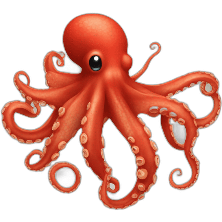 red octopus emoji