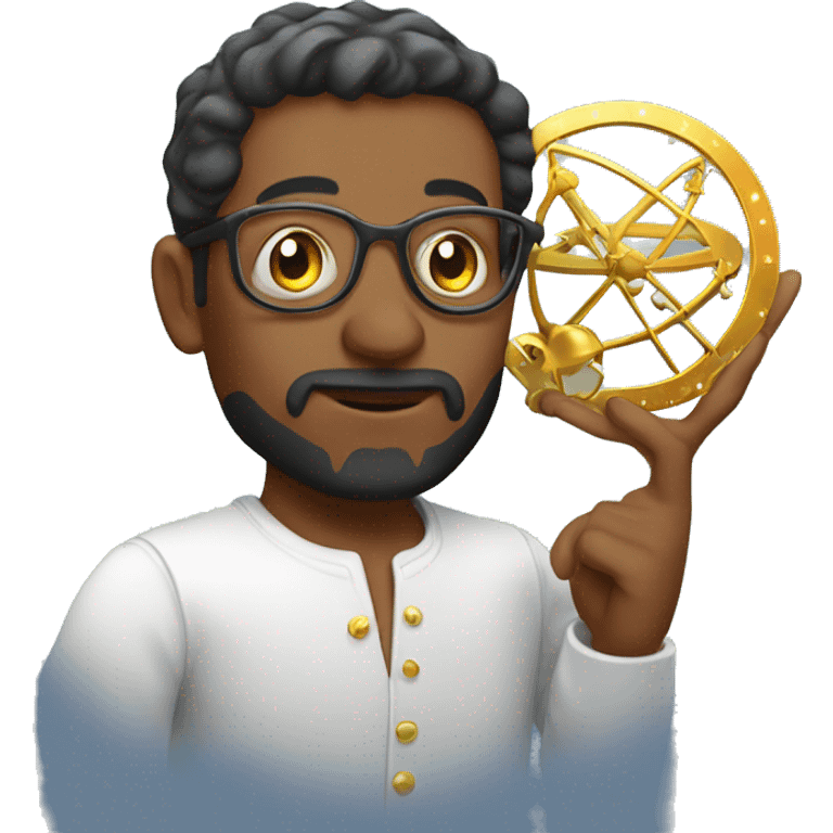 Astrologist whith astrolabe emoji