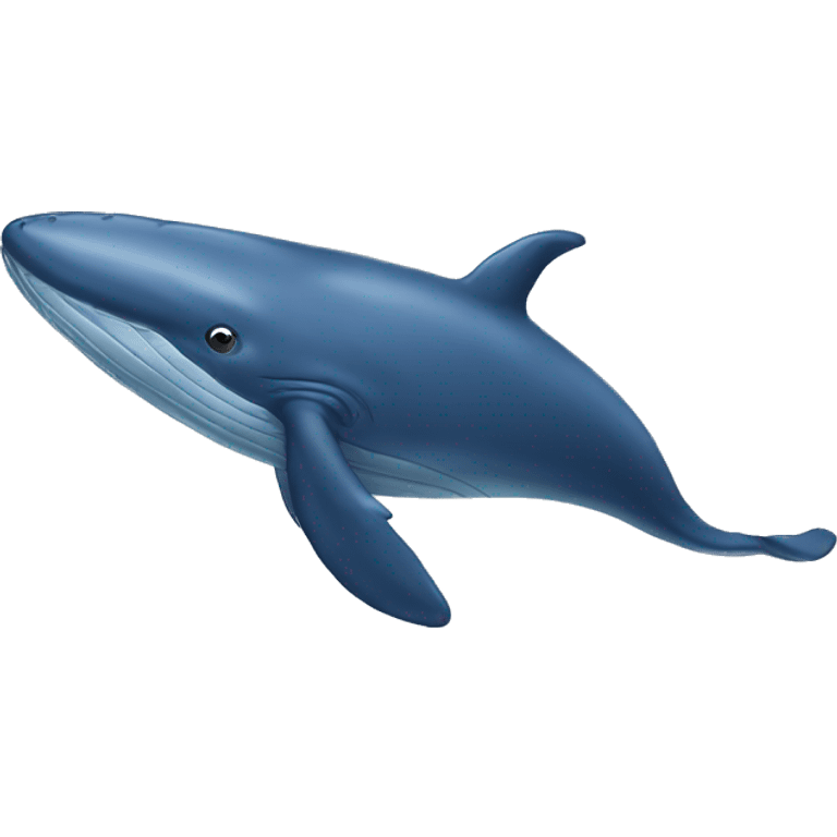 Blue whale emoji