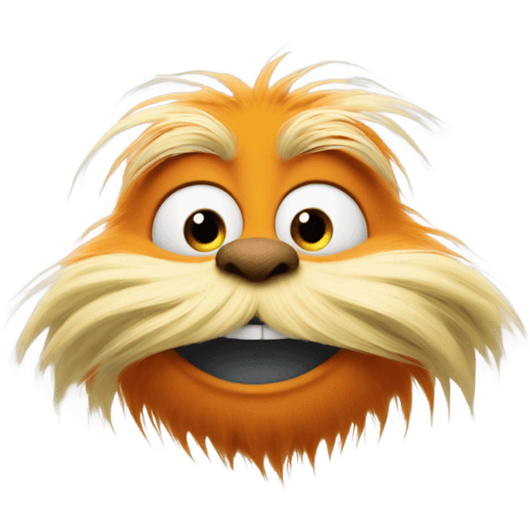 The Lorax smiling  emoji