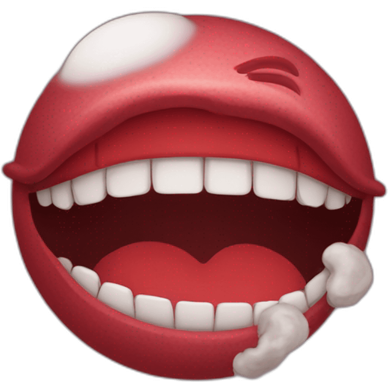 La pleine lune rouge emoji