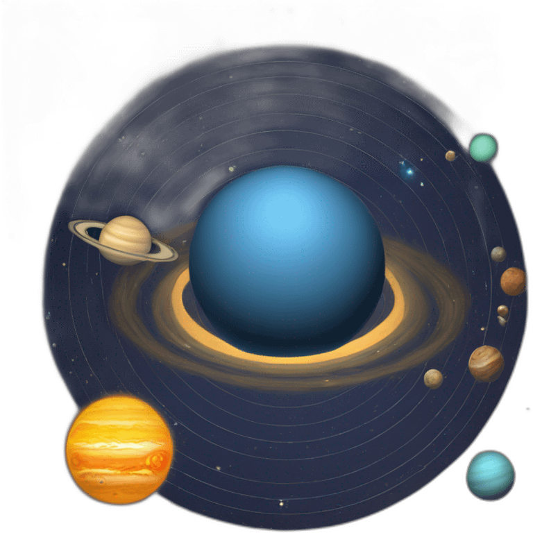 Solar system  emoji