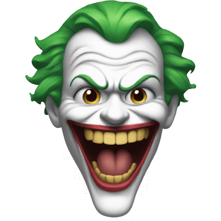 freaky smile joker emoji