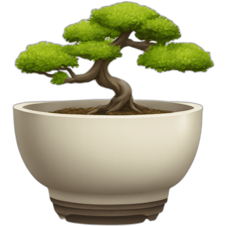 empty Bonsai pot emoji