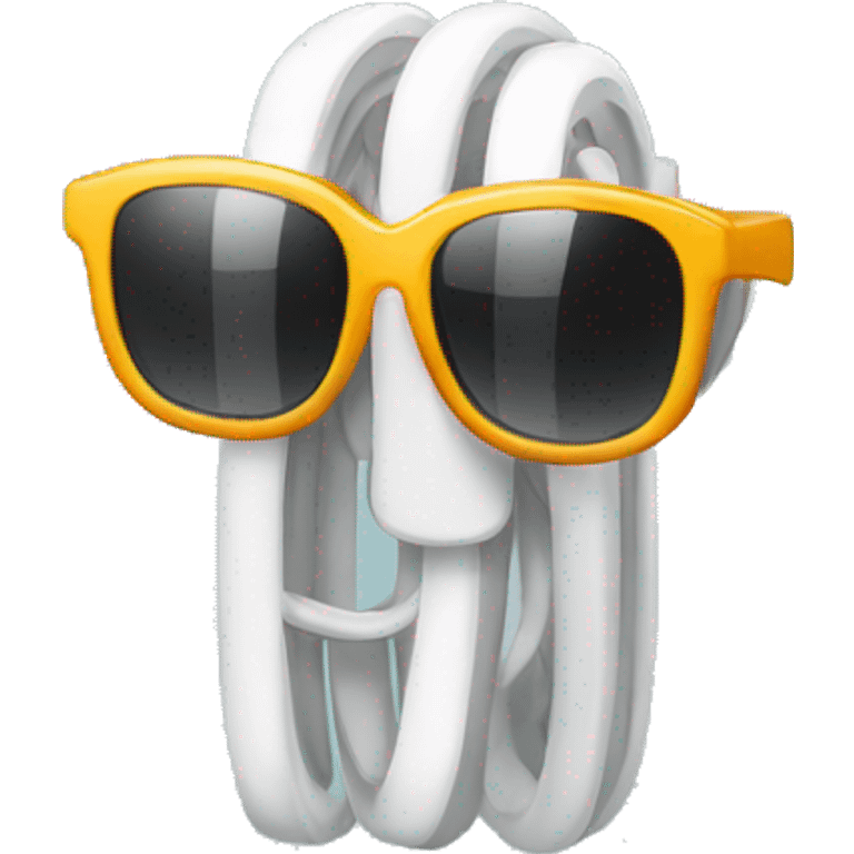 Clippy with sunglasses emoji