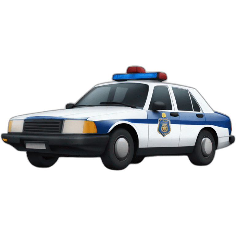 french police car emoji