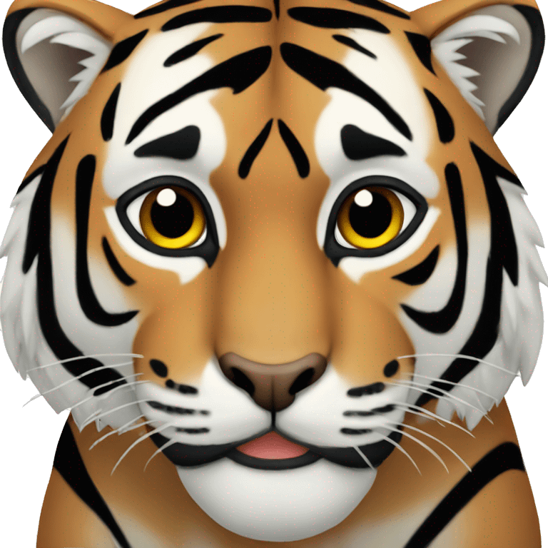 Tigre negro emoji