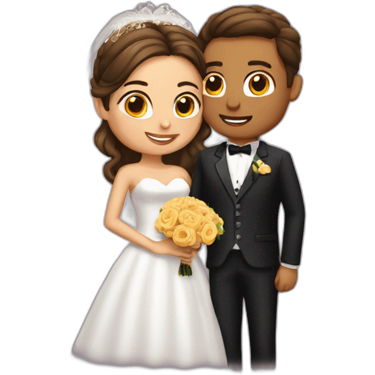 novia en boda emoji