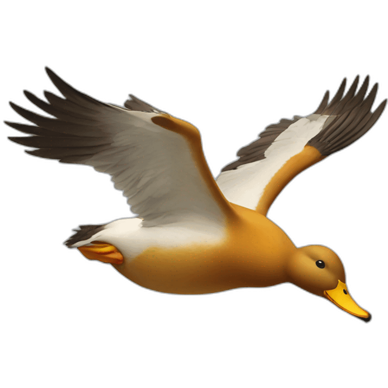 flying-duck emoji