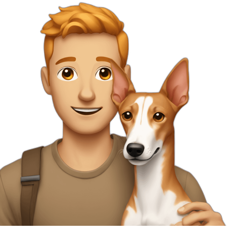 Human gay couple with a podenco emoji