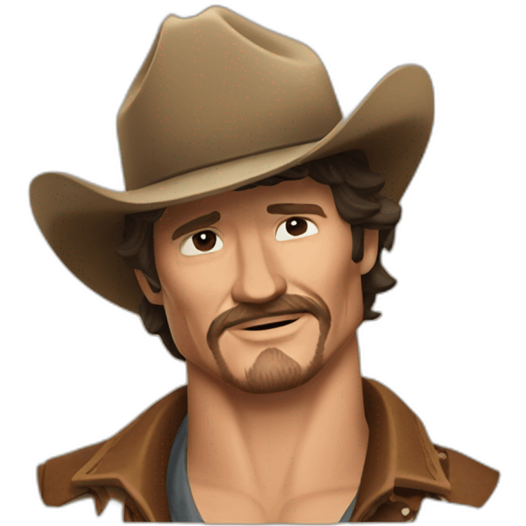 pedro pascal cowboy emoji