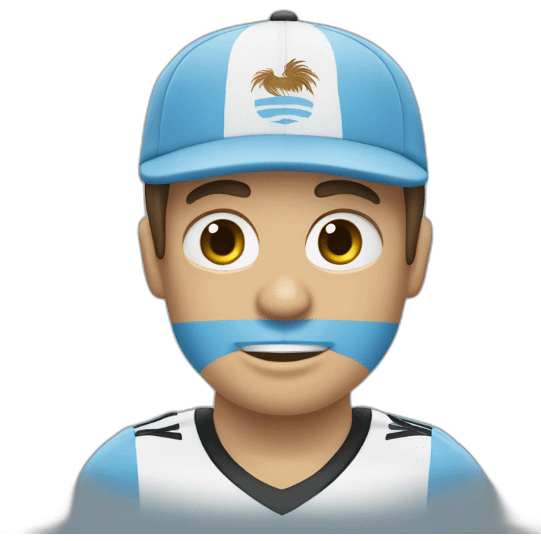 Ibai con la camiseta de Nacional de Uruguay emoji