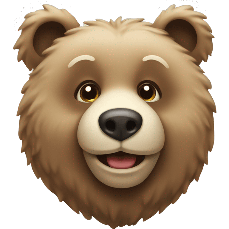 Loving bear emoji