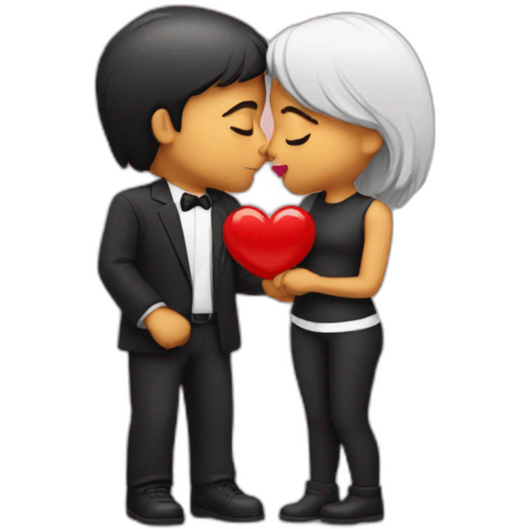 Love with kiss  emoji