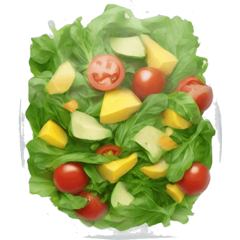 salad in platic bag emoji