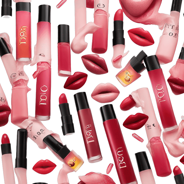 Dior lip oil emoji