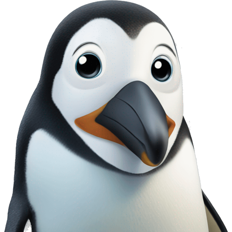 penguin in antarctica emoji