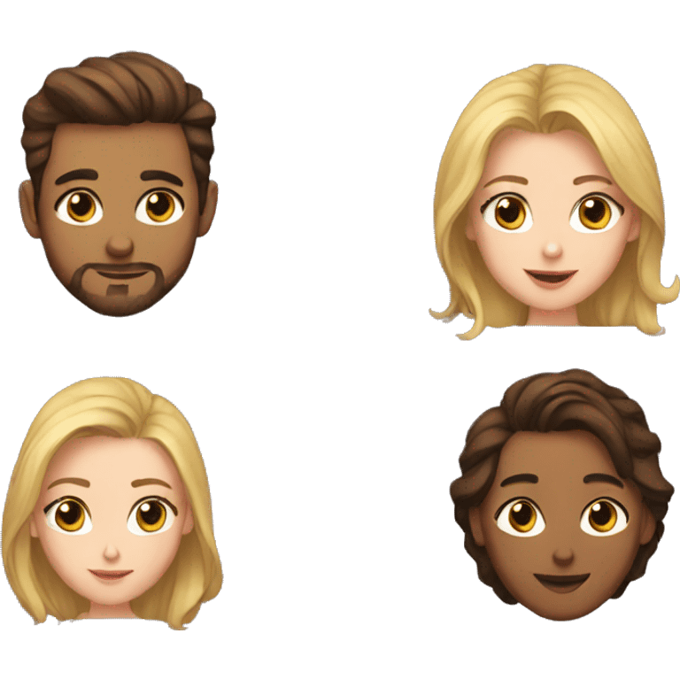 Scott Megan and Sara emoji