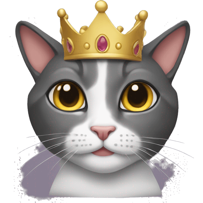 Queen cat emoji