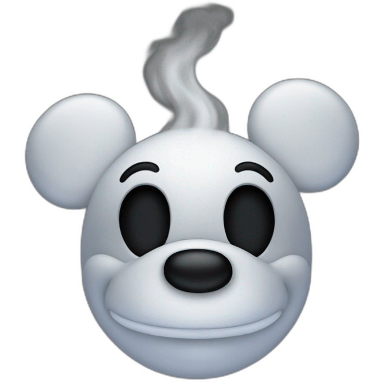 Mickey fume emoji