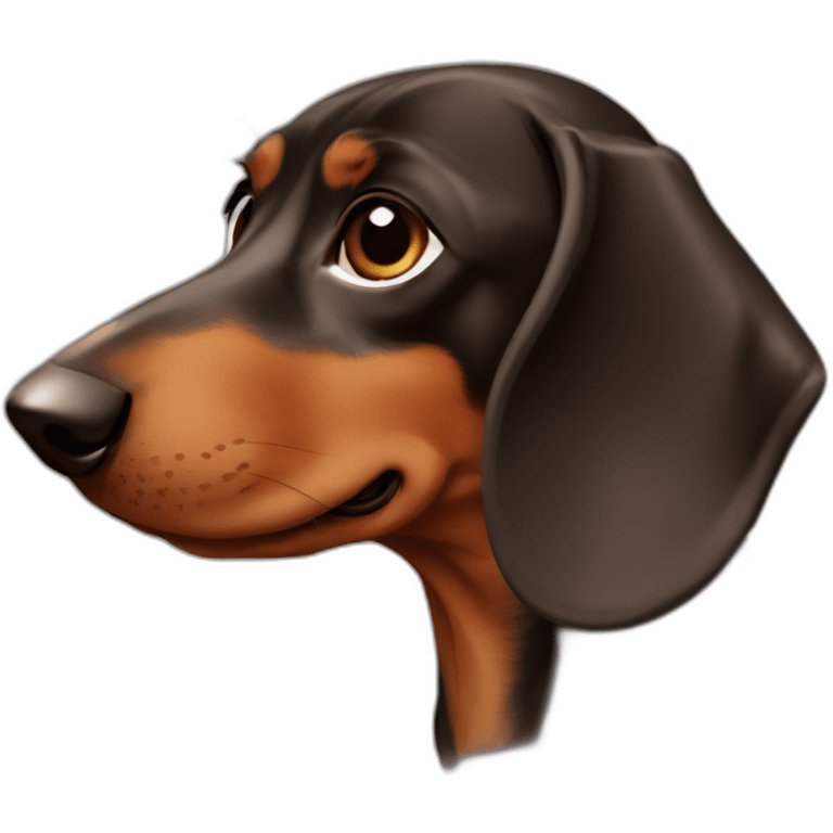 dachshund-face emoji