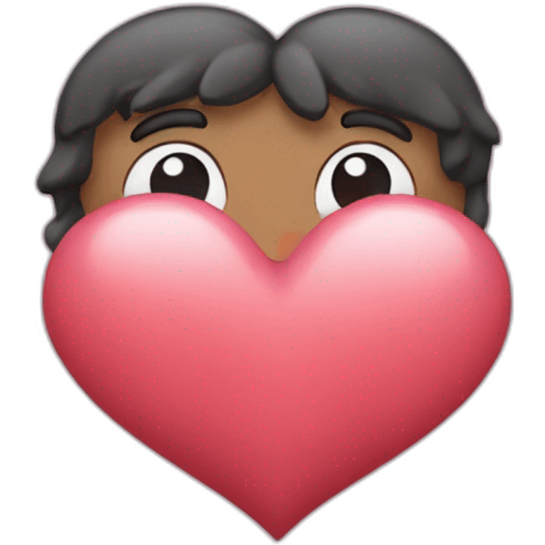 Heart en main emoji