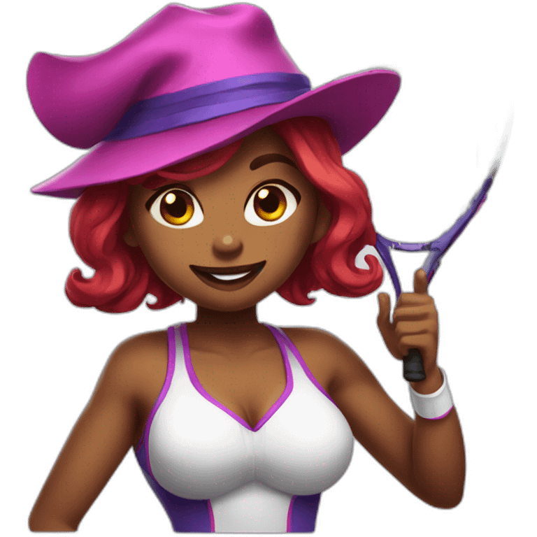 miss fortune en play tennis emoji