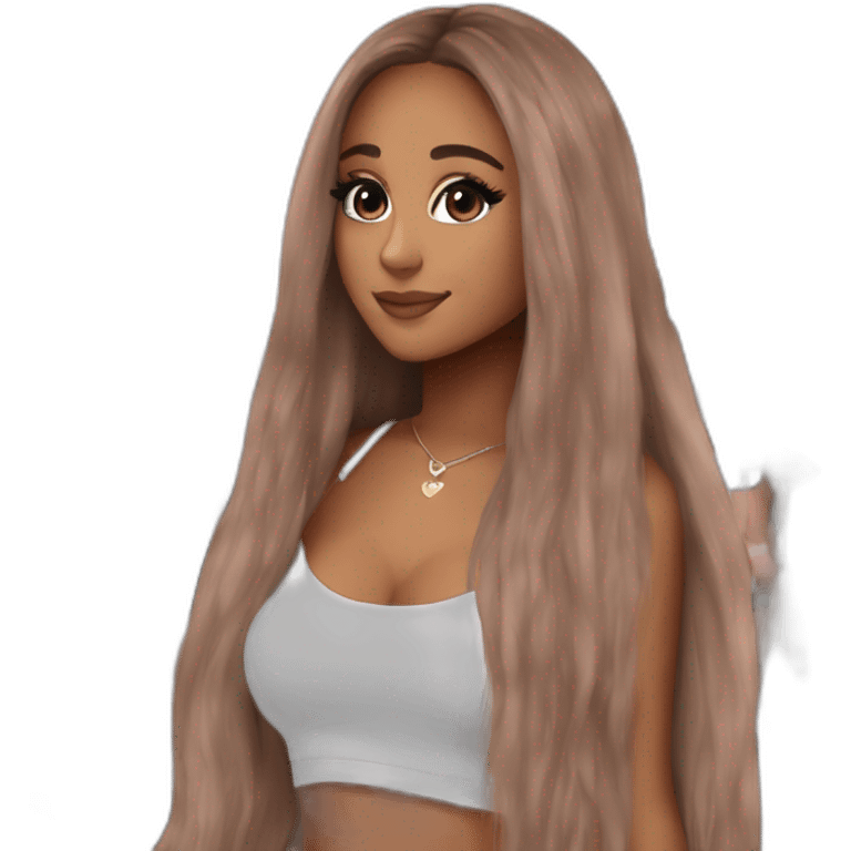 Ariana Grande at coachella emoji