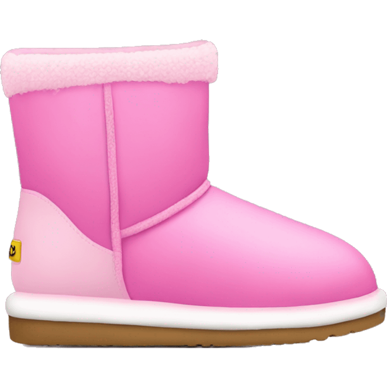 A pink uggs emoji