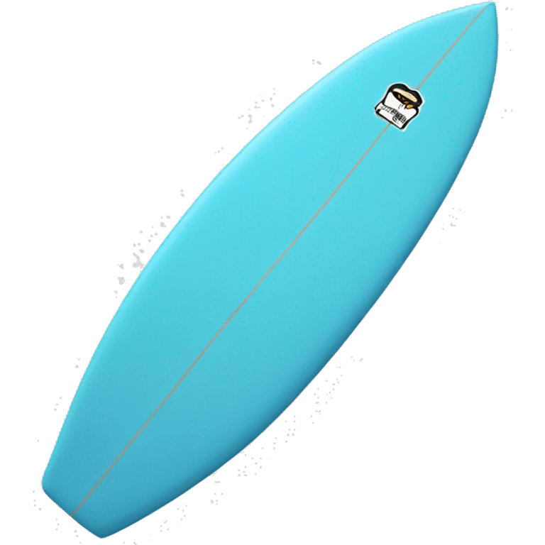 Surfboard blue  emoji