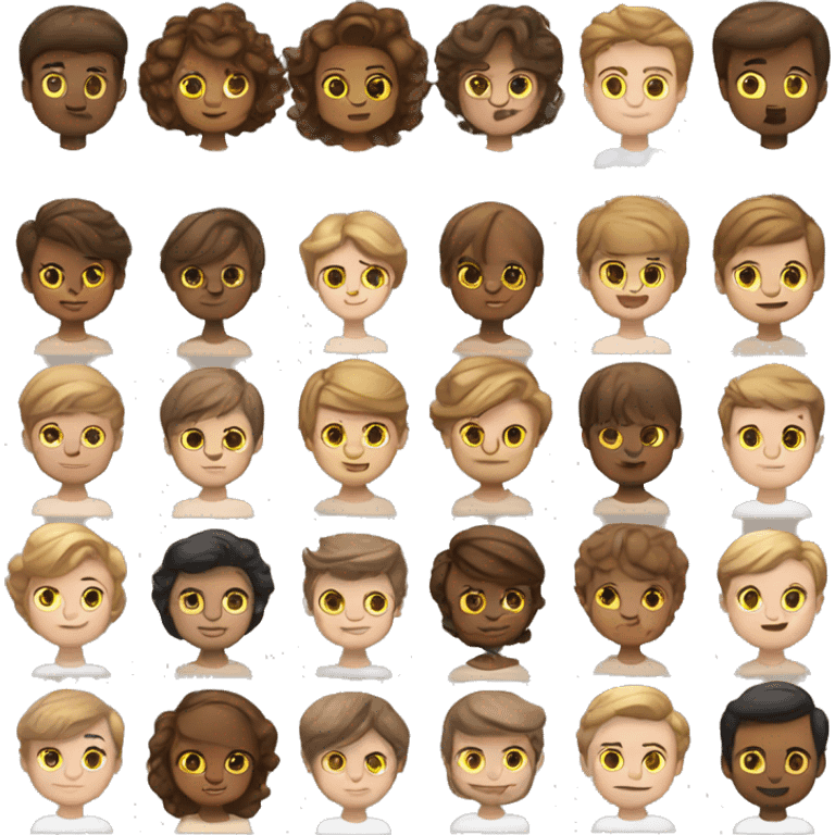 tan skin brown hair girl marry white guy brown hair boy emoji