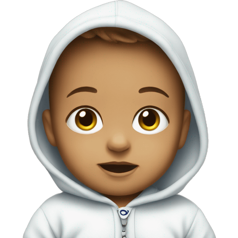 Baby with volkswagen onesie emoji